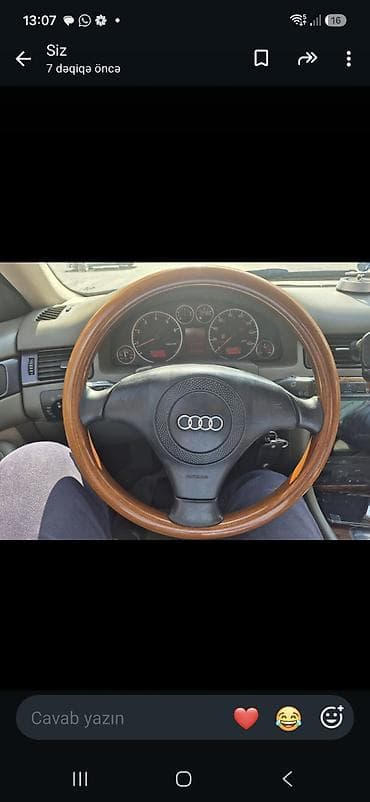gidravlika rul: Audi sükan çarxı – orijinal dizayn, taxta üzlük - Model uyğunluğu — 1