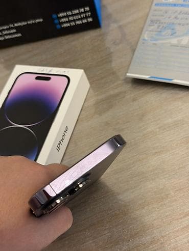 windows 10 pro: IPhone 14 Pro, 512 GB, Deep Purple, Zəmanət — 6