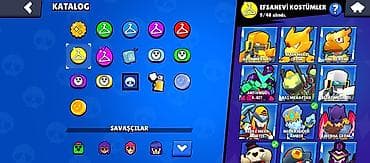 Brawl Stars hesabı – yüksək səviyyəli oyun profili - Kupa: 35,801 - — 3