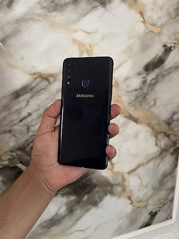 discover note 13 plus tablet: Samsung Galaxy A20s, 32 GB, rəng - Mavi, Sensor — 7