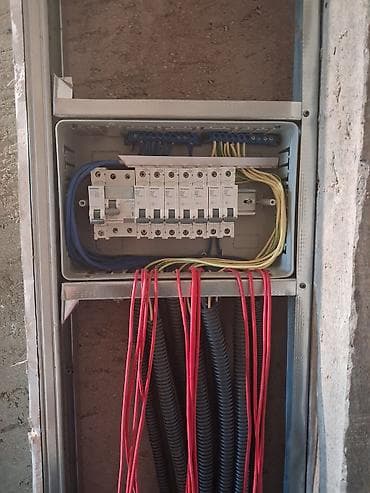 Peşəkar elektrik montajı və daxili elektrik şəbəkələrinin yığılması