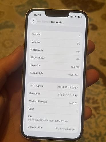 irşad iphone 8 plus: IPhone 13, 128 GB, Ağ, Face ID — 5