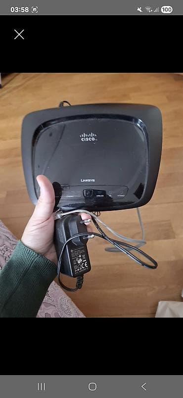 linksys modem: Linksys (Cisco) simsiz router - Model: Linksys by Cisco (E/WR — 1