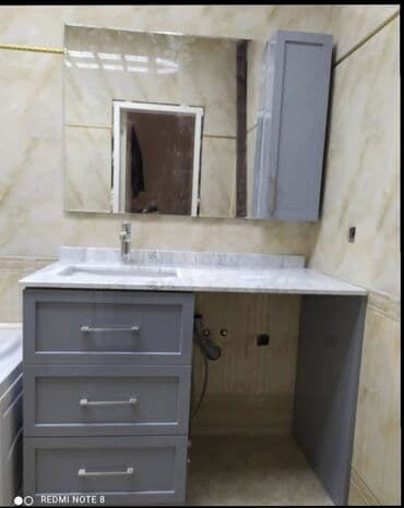 Lak-boya məhsulları: Hamam məbeli və güzgü dəstləri – fərqli ölçü və dizaynlarda Məhsul — 4