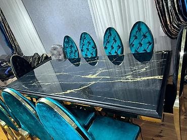 2020 metbex mebelleri: Qonaq otağı üçün, Yeni, Kvadrat masa — 5