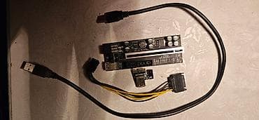 komputer i9: PCI-E riser dəsti – PCI-E 1x → 16x (model: PCE164P-N03, VER 006S) — 9