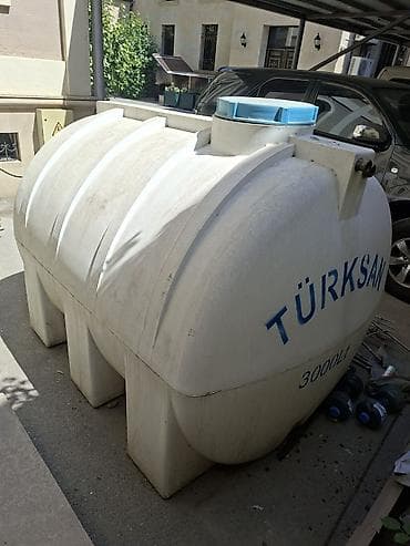 Türksan su çəni – 3000 litr - Həcm: 3000 L - Material: plastik