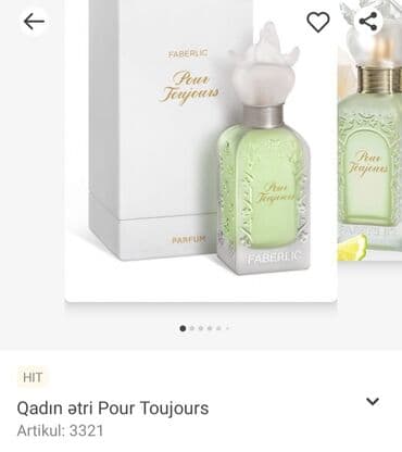 Faberlic Pour Toujours – qadın üçün parfum. - Brend: Faberlic - Model