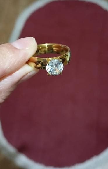 dırnaq tutan: Nişan, Üzük, Sarı qızıl — 4