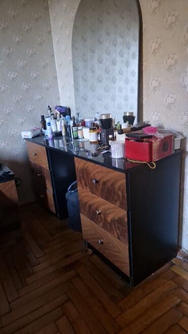 купить двуспальную кровать: İkinəfərlik çarpayı, Dolab, Termo, 2 tumba, İşlənmiş — 3