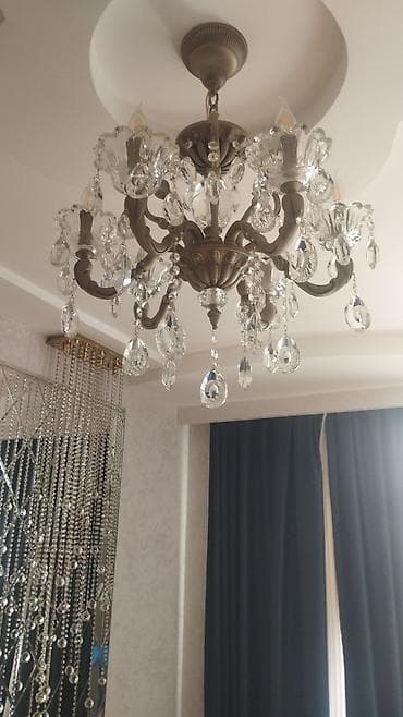 klassik saat: Çılçıraq, 6 lampa — 1