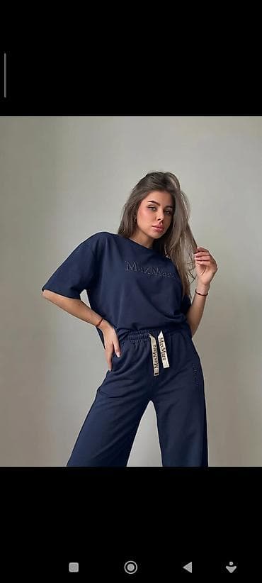ketan destler: Qadınlar üçün iki hissəli dəst – MaxMara loqolu - Üst: qolu dirsəyə — 4
