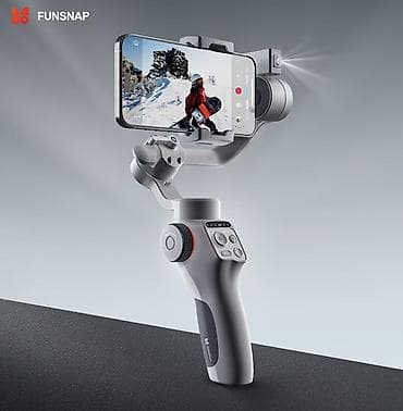 go pro 8: FUNSNAP smartfon stabilizatoru (gimbal) - 3 oxlu stabilizasiya — 1