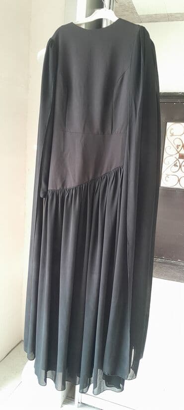 вечерняя платье новая: Qara rəngli zərif gecə/libas - Dizayn: Beli vurğulayan, alt hissədə — 6