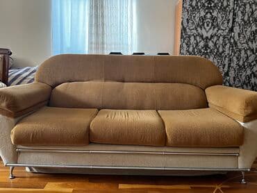 раскладные кресла в баку: Раскладной диван, Б/у, Раскладной, Ткань, Нет доставки — 1