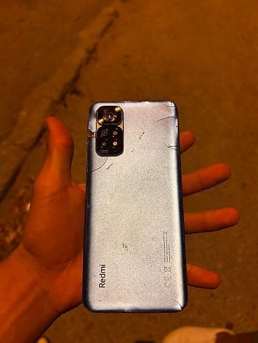 Redmi Note 11S, 128 GB, rəng - Göy, Sensor, Barmaq izi, İki sim kartlı