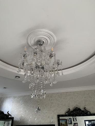 Люстра, 8 ламп, Хрусталь — 3