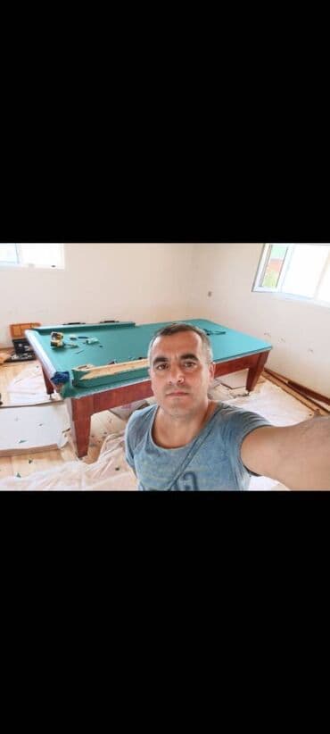 Digər xidmətlər: Bilyard stollarinin temiri qurawdrilmasi. Parcalarin deyiwdrilmesi — 2