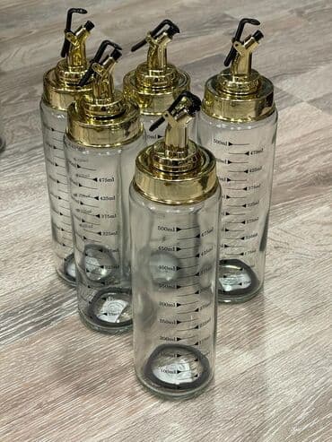 Yağ ve ya diger duru,maye qidalar üçün şüşe qab