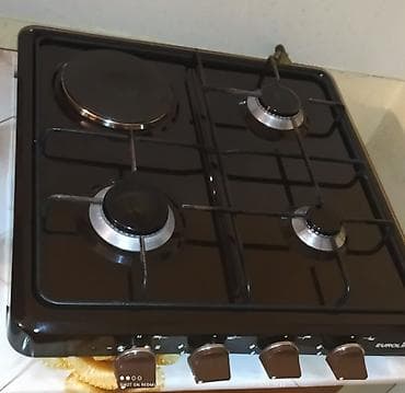 islenmis qaz: Qaz sobası Stolüstü, 4 gözlü, İşlənmiş — 1