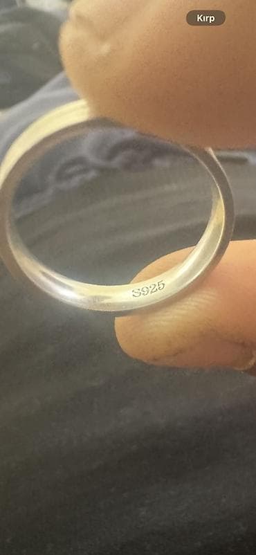 imperial qizil: Üzük, Gümüş, 999 Əyar, Qaşsız — 2