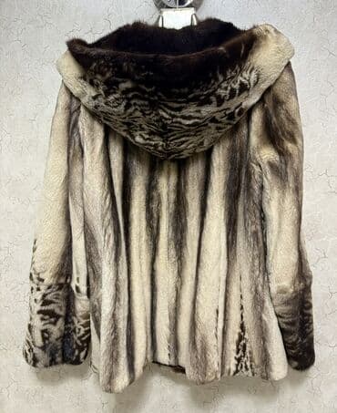 kurtkalar qizlar uchun: Kürk, rəng - Qəhvəyi — 2