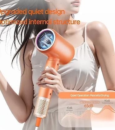 hava cəkən: 2400W Yüksək Sürətli Fen – Peşəkar 3‑ü 1‑də üfürmə, forma və qulluq — 2