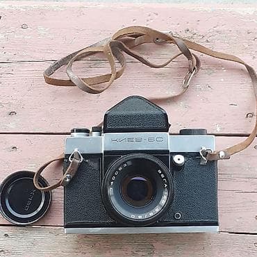 vozol 6 k: Kiev-6C orta format plyonka fotoaparatı - Format: 6x6 sm (120 roll — 2