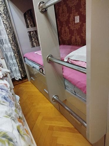 Oğlan və qız üçün, İşlənmiş, Çarpayı, Matras ilə, Siyirməli, MDF — 4