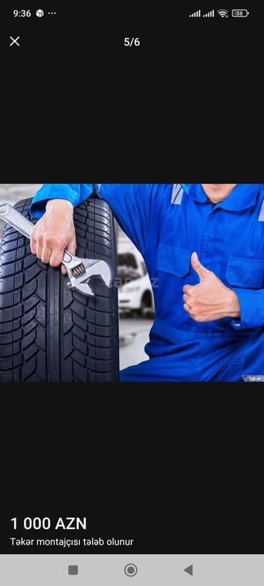 bolt taksi park: Vakansiya: Təkər montajçısı İşin təsviri: - Minik və yüngül yük — 2