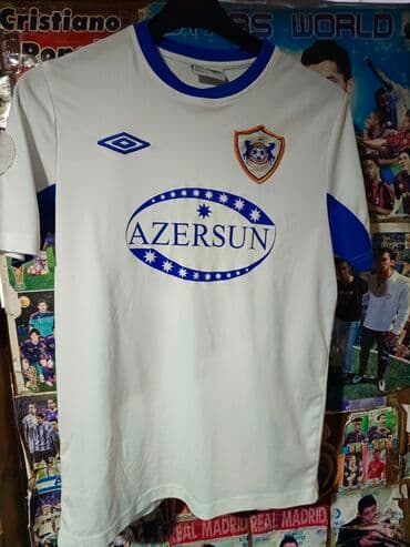 idman kişi şortları: Futbolka, M, rəng - Ağ — 1