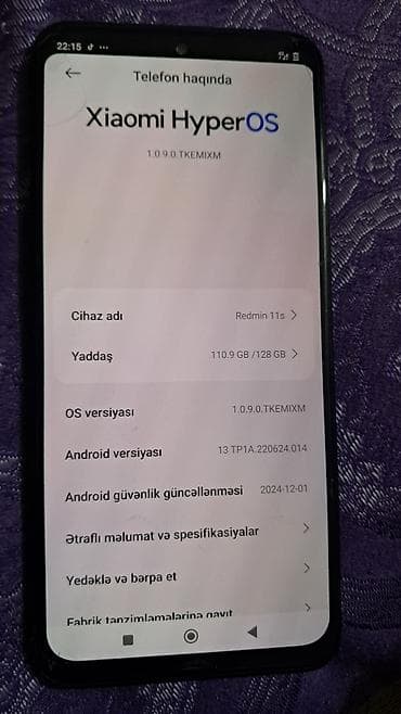 Elektronika: Redmi Note 11S, 128 GB, rəng - Qara, İki sim kartlı — 2