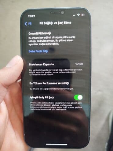 ikinci el ayfon 12: IPhone 12, 64 GB, Qara, Face ID — 5