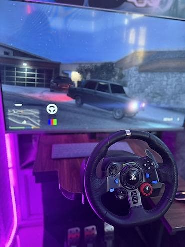 on bir tv: Oyun sükanlı simulyator seti - Realistik yarış təcrübəsi üçün tam — 3