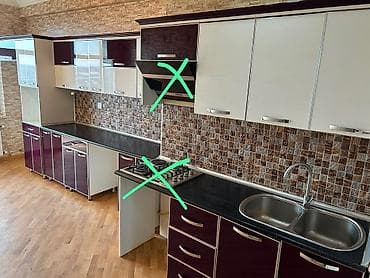 kreditle drel: Mətbəx mebeli – 575 sm Metbex mebeli 575sm 480azn qiymet sondur — 1