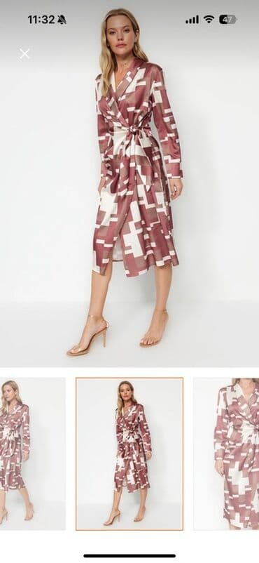 Повседневное платье, Миди, Trendyolmilla, L (EU 40), XL (EU 42) — 2