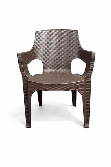 zigda heyet evleri: Titanik Rattan naxışlı plastik kreslo – açıq və qapalı məkanlar üçün — 1