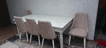 alcipan tv stend: Для гостиной, 6 стульев — 1