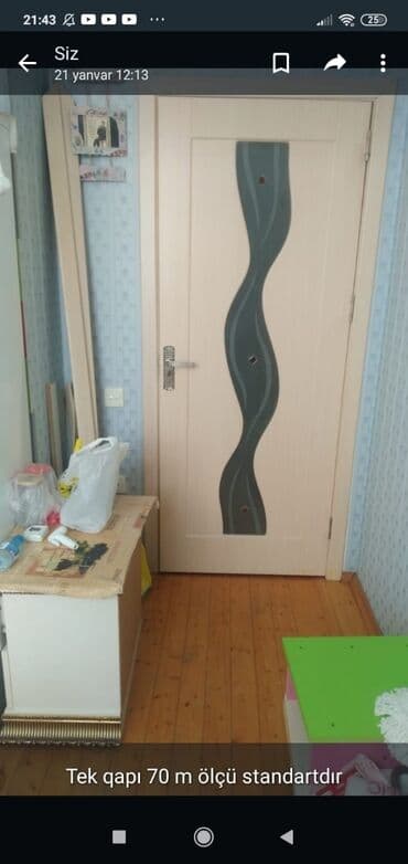 ikinci el seyf qapılar: Tek qapi 40 M karopkasi yoxdu tek qapının özü var zamok petle var — 1