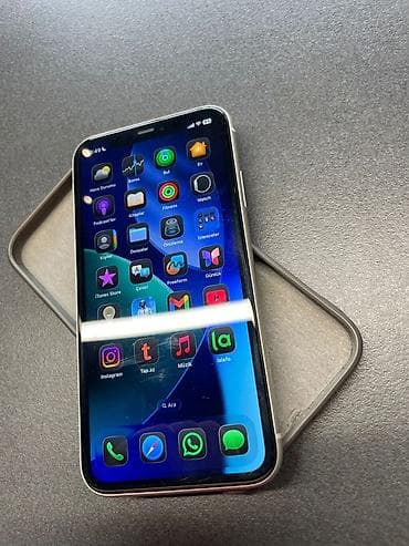 IPhone 11, 64 GB, Ağ, Qırıq