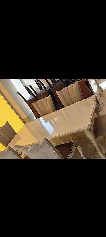 bisetkalar dizayni: Açılmayan, Dördbucaq masa, 6 stul — 1