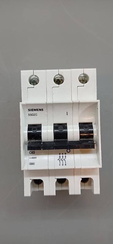 avtomatik suvarma: Siemens Elektrik avtomat, 3 faza, 380 Vt, Zəmanətli — 7