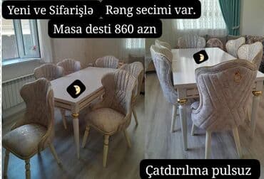 fırlanan oturacaq: Yeni, Masa və oturacaqlar, Kredit yoxdur — 1