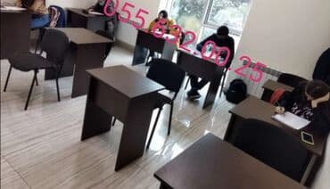 ofis stullari: Tədris kursları üçün stol stul desti anbardan satiş var Modellər — 5
