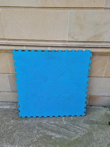 Резиновое напольное покрытие: Mavi rəngli EVA köpükdən hazırlanmış birləşdirilən döşəmə panelləri — 2