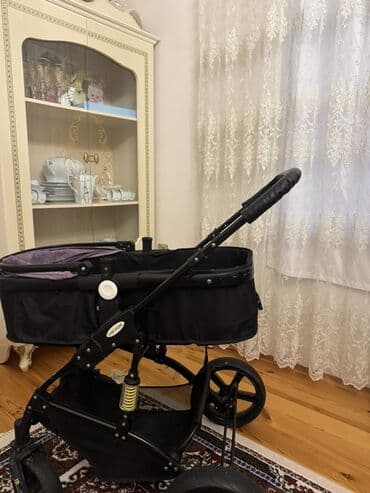 uşaq masni: Çıxarıla bilən beşikli araba, İşlənmiş, Yaş: 12-18 ay, Ünvandan götürmə — 3