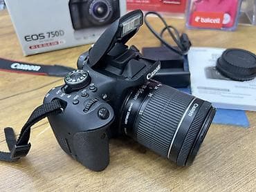 ingilis dili esse kitabı pdf: Canon Eos 750D + 18-55Lens Aparat ideal veziyyete ev seraitinde — 2