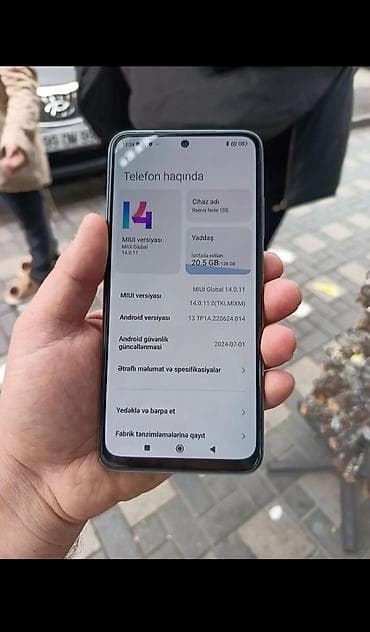 iphonr 11: Xiaomi 128 GB, rəng - Ağ, 
 İki sim kartlı — 2