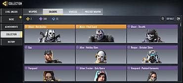 Ovçuluq və balıqçılıq: Call of Duty: Mobile hesabı – yüksək səviyyəli kolleksiya və nadir — 5