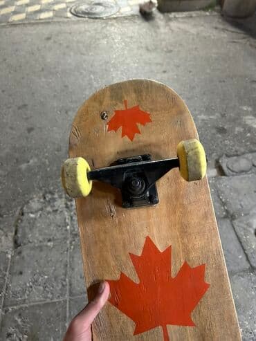 мини велотренажер: Skateboard – Canadian Maple - Taxta: “CANADIAN MAPLE” yazılı — 2